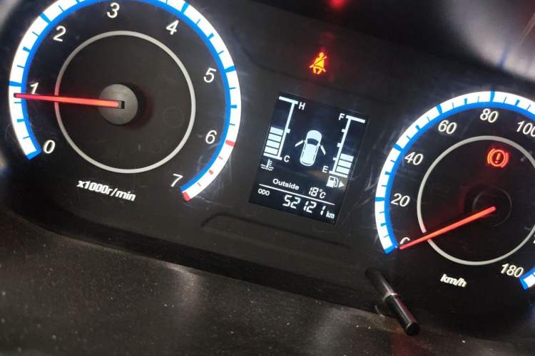 Used CHANGAN KAICHENG Ounuo S 2019 1.5L Ouno S Economy 7-Seater JL473QG Odometer Close Up