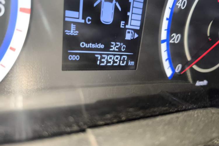 Used CHANGAN KAICHENG Ounuo S 2019 1.5L Ouno S Standard Model China VI JL473QG Odometer Close Up