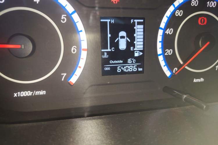 Used CHANGAN KAICHENG Ounuo S 2019 1.5L Ouno S Comfort Edition China VI Standard JL473QG Odometer Close Up