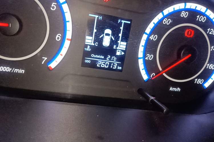 Used CHANGAN KAICHENG Ounuo S 2019 1.5L Ouno S Standard Model China VI JL473QG Odometer Close Up