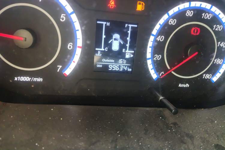 Used CHANGAN KAICHENG Ounuo S 2019 1.5L Ouno S Economy Model (Air-Conditioned) China VI Standard JL473QG Odometer Close Up
