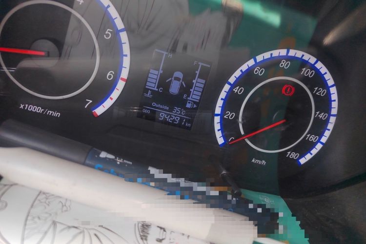 Used CHANGAN KAICHENG Ounuo S 2021 1.5L Ono S Smart Edition Dual-Steaming Air-Conditioned Bus JL473QG Odometer Close Up