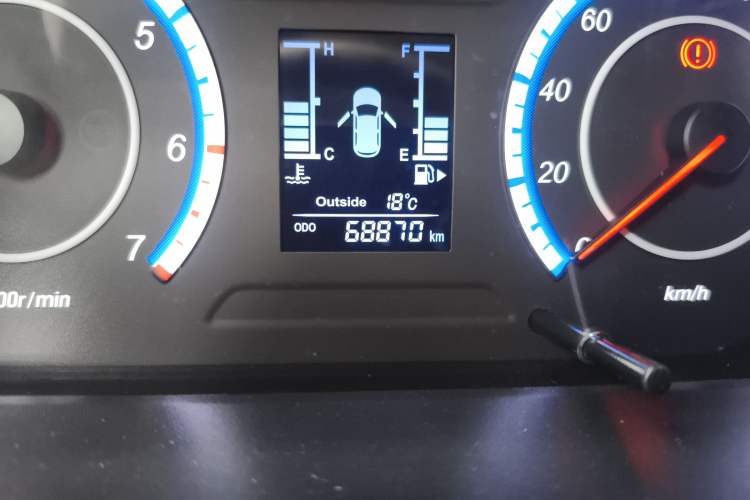 Used CHANGAN KAICHENG Ounuo S 2021 1.5L Ono S Smart Edition Single-Steaming Air-Conditioned Bus JL473QG Odometer Close Up