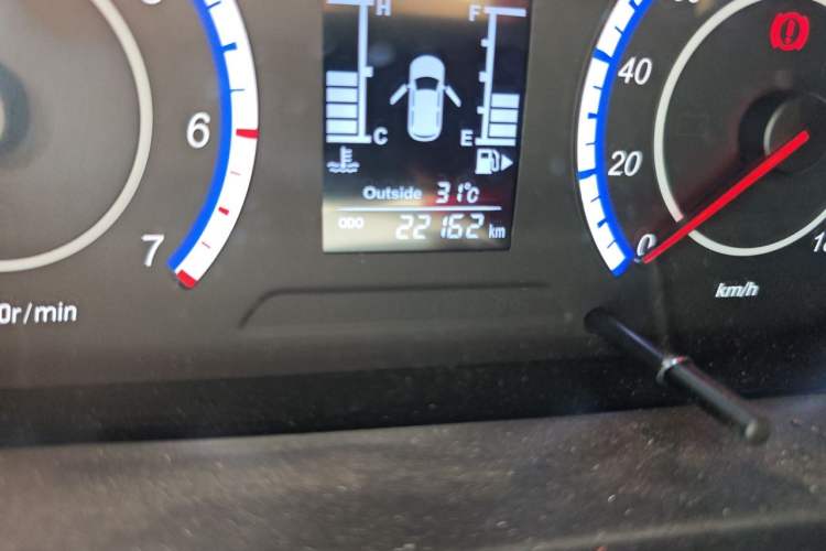 Used CHANGAN KAICHENG Ounuo S 2021 1.5L Ono S Smart Edition Dual-Steaming Air-Conditioned Bus JL473QG Odometer Close Up