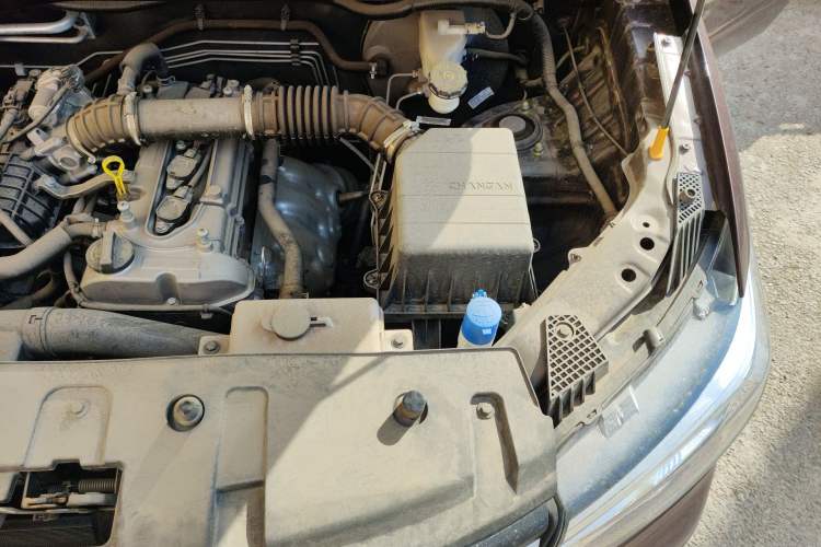 Used CHANGAN KAICHENG Ounuo S 2021 1.5L Ono S Smart Edition Dual-Steaming Air-Conditioned Bus JL473QG Engine Bay Left