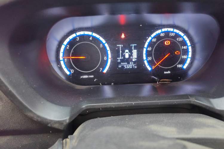 Used CHANGAN KAICHENG Ounuo S 2021 1.5L Ouno S Smart Edition Single-Steaming Air-Conditioned Van Model JL473QG Odometer Close Up