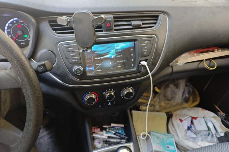 Used CHANGAN KAICHENG Ounuo S 2021 1.5L Ono S Smart Edition Dual-Steaming Air-Conditioned Bus JL473QG Audio And AC Panel