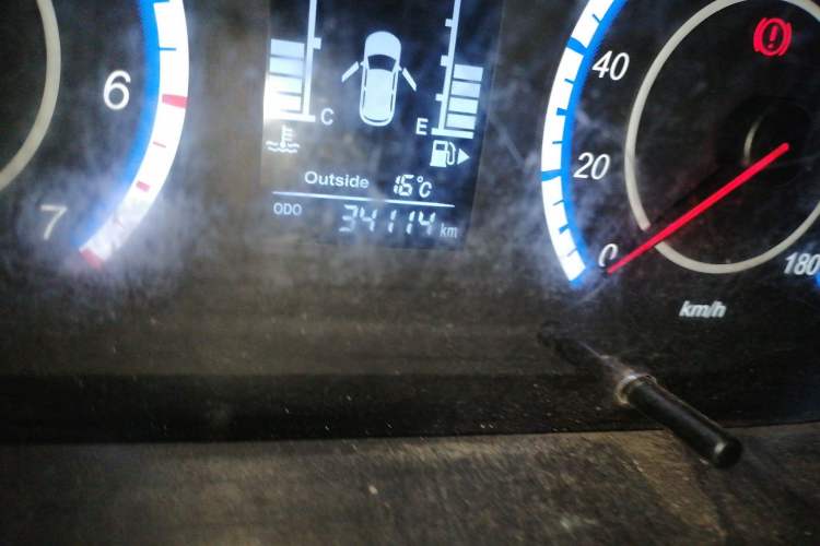 Used CHANGAN KAICHENG Ounuo S 2021 1.5L Ono S Smart Edition Dual-Steaming Air-Conditioned Bus JL473QG Odometer Close Up