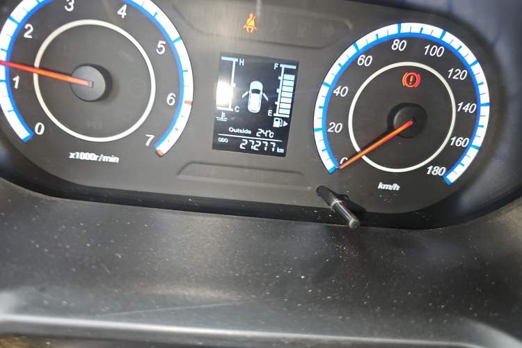 Used CHANGAN KAICHENG Ounuo S 2021 1.5L Ono S Smart Edition Dual-Steaming Air-Conditioned Bus JL473QG Odometer Close Up