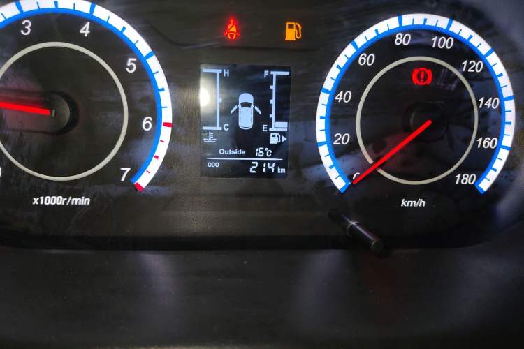 Used CHANGAN KAICHENG Ounuo S 2021 1.5L Ono S Smart Edition Dual-Steaming Air-Conditioned Bus JL473QG Odometer Close Up