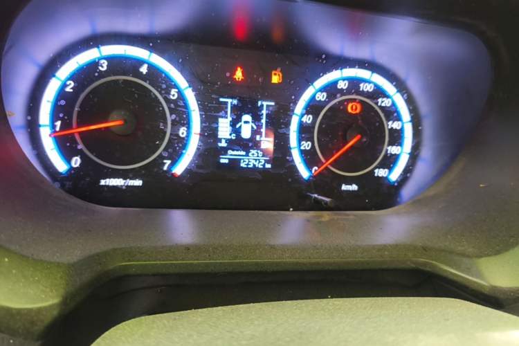 Used CHANGAN KAICHENG Ounuo S 2021 1.5L Ono S Smart Edition Single-Steaming Air-Conditioned Bus JL473QG Odometer Close Up