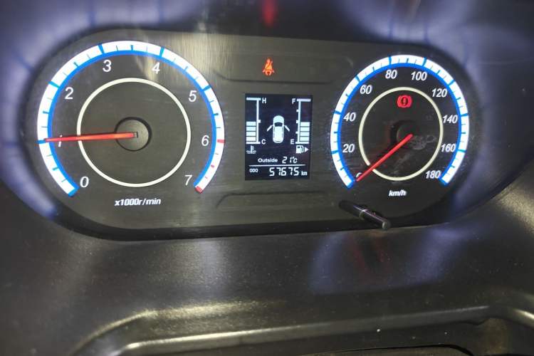 Used CHANGAN KAICHENG Ounuo S 2021 1.5L Ono S Smart Edition Dual-Steaming Air-Conditioned Bus JL473QG Odometer Close Up