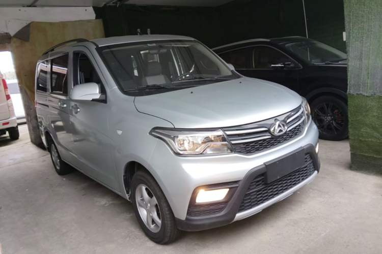 Used CHANGAN KAICHENG Ounuo S 2023 1.5L Deluxe Edition Dual-Steaming Air-Conditioned Passenger Van JL473QG 7 Seats Front Right 45 Deg
