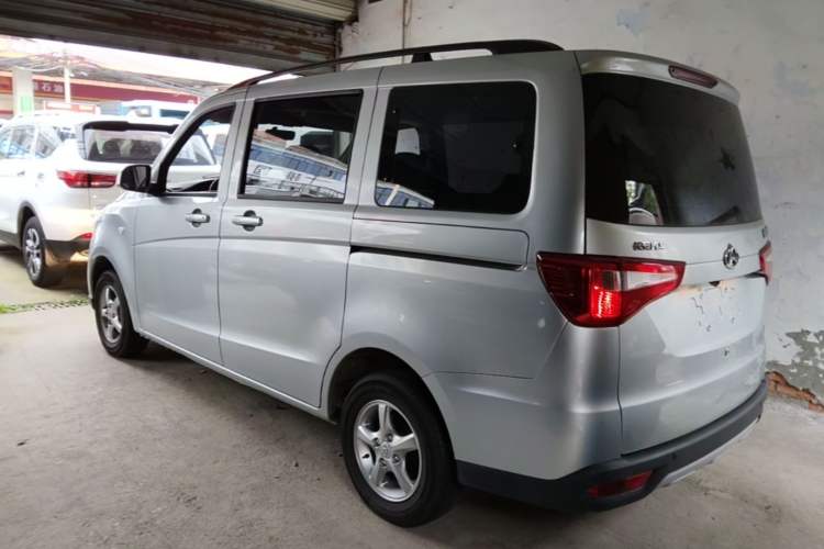 Used CHANGAN KAICHENG Ounuo S 2023 1.5L Deluxe Edition Dual-Steaming Air-Conditioned Passenger Van JL473QG 7 Seats Rear Left 45 Deg