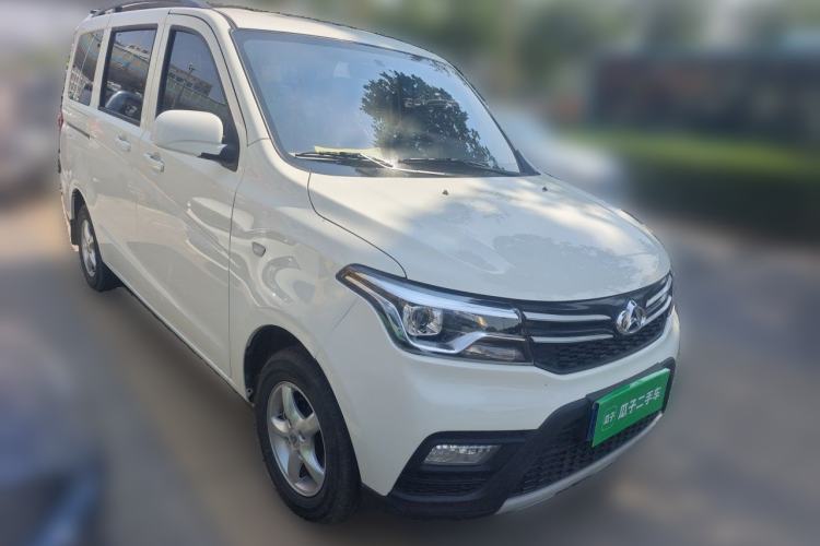 Used CHANGAN KAICHENG Ounuo S 2023 1.5L Deluxe Edition Dual-Steaming Air-Conditioned Passenger Van JL473QG 7 Seats Front Right 45 Deg