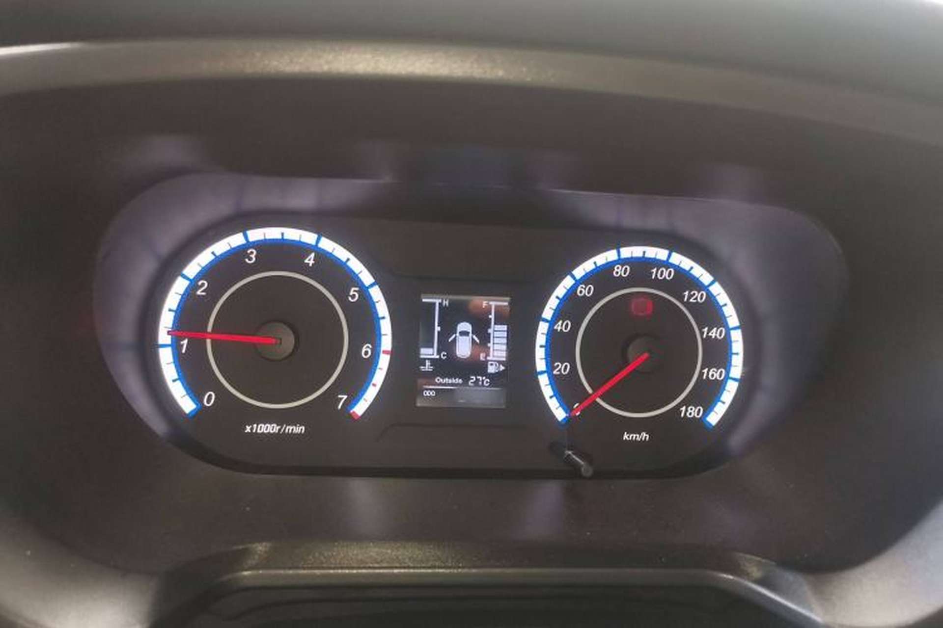 Used CHANGAN KAICHENG Ounuo S 2023 1.5L Deluxe Edition Dual-Steaming Air-Conditioned Passenger Van JL473QG 7 Seats Instrument Cluster