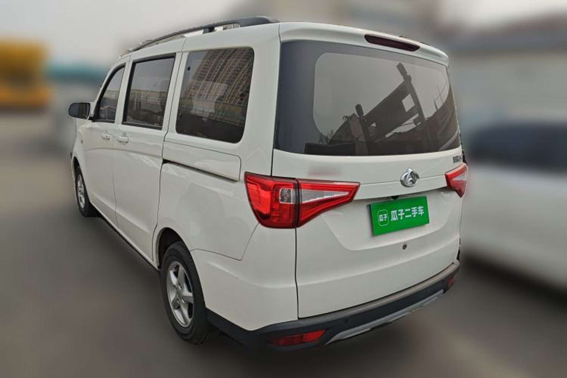Used CHANGAN KAICHENG Ounuo S 2023 1.5L Deluxe Edition Dual-Steaming Air-Conditioned Passenger Van JL473QG 7 Seats Rear Left 45 Deg