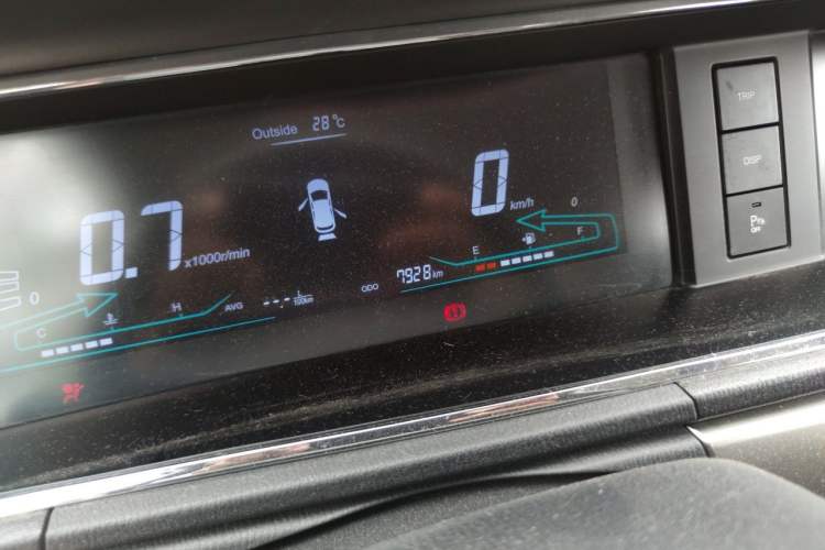Used CHANGAN KAICHENG Oushang A600 2016 1.5L Manual Luxury 7-Seater Odometer Close Up