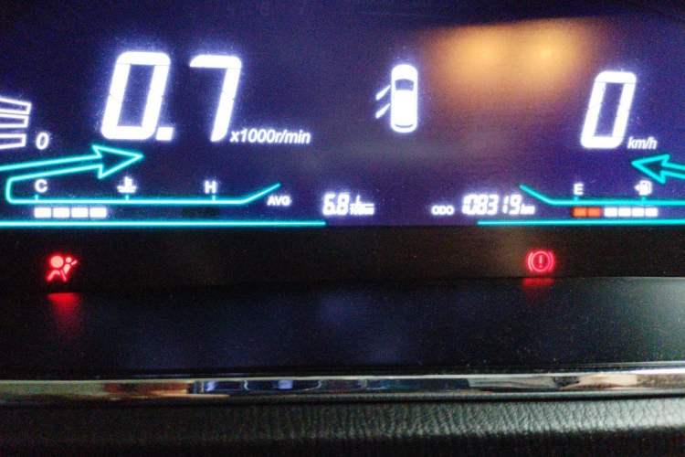 Used CHANGAN KAICHENG Oushang A600 2017 1.5L Manual Standard Edition Odometer Close Up