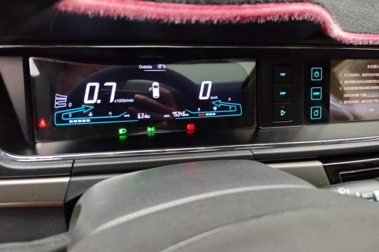 Used CHANGAN KAICHENG Oushang A600 2017 1.5L Manual Smart Connect Version Odometer Close Up