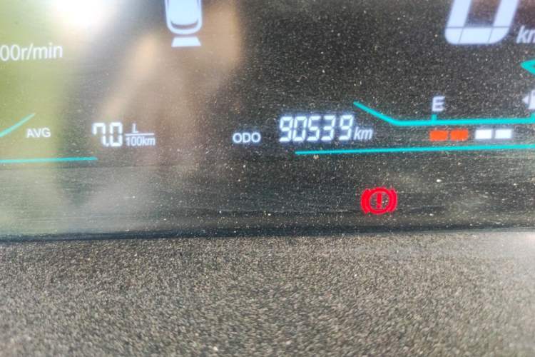 Used CHANGAN KAICHENG Oushang A600 2017 1.5L Manual Standard Edition Odometer Close Up