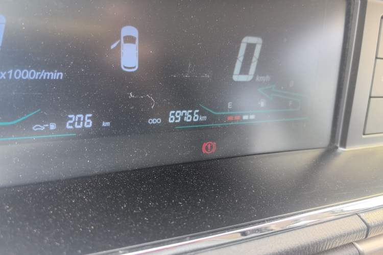 Used CHANGAN KAICHENG Oushang A600 2017 1.5L Manual Standard Edition Odometer Close Up