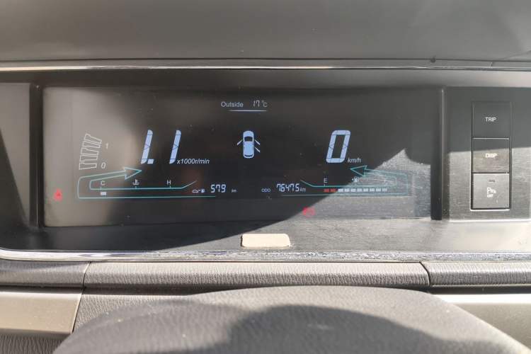 Used CHANGAN KAICHENG Oushang A600 2017 1.5L Manual Smart Connect Version Odometer Close Up