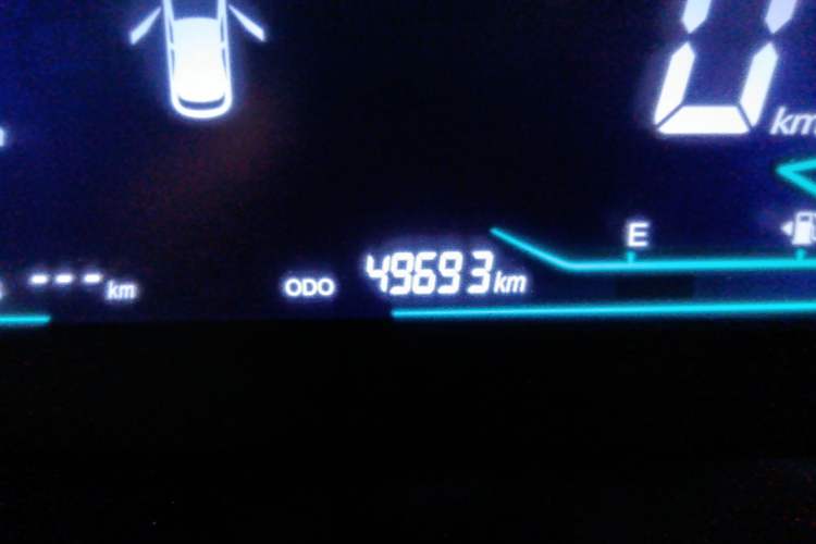 Used CHANGAN KAICHENG Oushang A600 2018 1.5L Manual Luxury Model Odometer Close Up