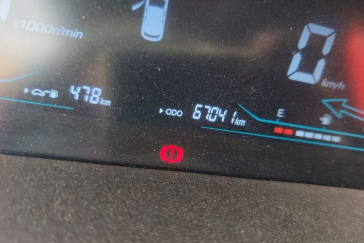 Used CHANGAN KAICHENG Oushang A600 2020 1.5L Manual Entrepreneurial Model Odometer Close Up
