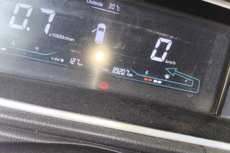 Used CHANGAN KAICHENG Oushang A600 2020 1.5L Manual Entrepreneurial Model Odometer Close Up