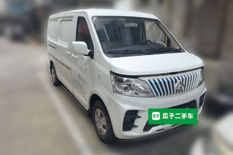 Used CHANGAN KAICHENG Ruixing EM60 2022 Pure Electric Van 4498 mm Long Flat Roof with Rear-Hinged Doors 2 Seats 60 kW 41.86 kWh Front Right 45 Deg