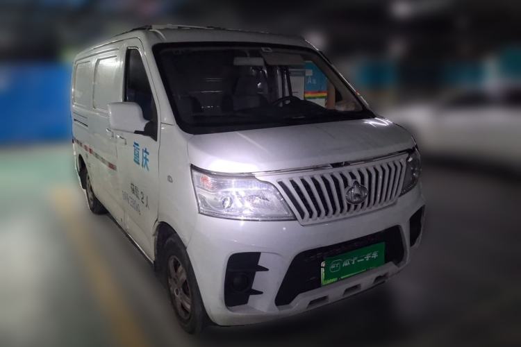 Used CHANGAN KAICHENG Ruixing EM60 2022 All-Electric Passenger Bus 4498 mm Long Flat Roof with Rear-Hinged Doors 7 Seats 60 kW 41.86 kWh Front Right 45 Deg