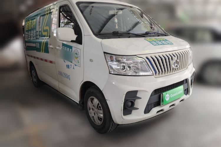 Used CHANGAN KAICHENG Ruixing EM60 2022 Pure Electric Van 4498 mm Long Flat Roof with Rear-Hinged Doors 2 Seats 60 kW 41.86 kWh Front Right 45 Deg