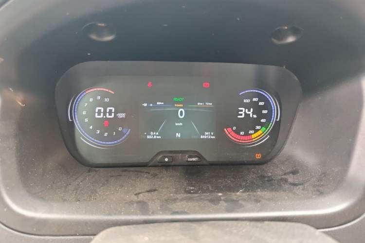 Used CHANGAN KAICHENG Ruixing EM60 2022 Pure Electric Van 4498 mm Long Flat Roof with Rear-Hinged Doors 2 Seats 60 kW 41.86 kWh Instrument Cluster