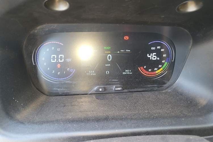 Used CHANGAN KAICHENG Ruixing EM60 2022 Pure Electric Van 4498 mm Long Flat Roof with Rear-Hinged Doors 2 Seats 60 kW 41.86 kWh Odometer Close Up