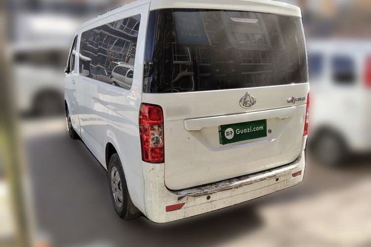 Used CHANGAN KAICHENG Ruixing EM60 2022 All-Electric Passenger Bus 4498 mm Long Flat Roof with Rear-Hinged Doors 7 Seats 60 kW 41.86 kWh Rear Left 45 Deg