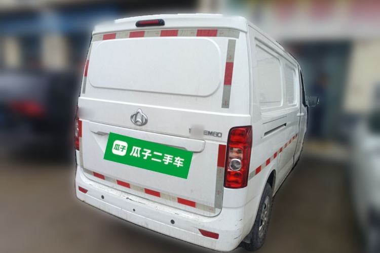 Used CHANGAN KAICHENG Ruixing EM60 2022 Pure Electric Van 4498 mm Long Flat Roof with Rear-Hinged Doors 2 Seats 60 kW 41.86 kWh Rear Right 45 Deg