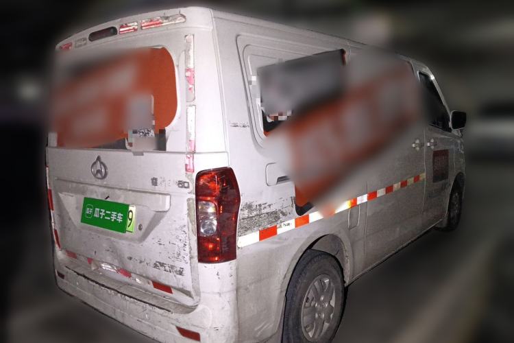 Used CHANGAN KAICHENG Ruixing EM60 2022 Pure Electric Van 4498 mm Long Flat Roof with Rear-Hinged Doors 2 Seats 60 kW 41.86 kWh Rear Right 45 Deg