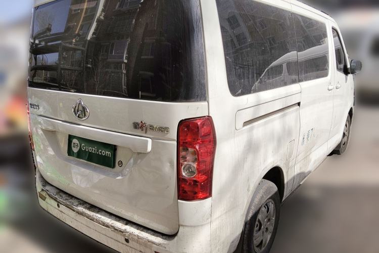 Used CHANGAN KAICHENG Ruixing EM60 2022 All-Electric Passenger Bus 4498 mm Long Flat Roof with Rear-Hinged Doors 7 Seats 60 kW 41.86 kWh Rear Right 45 Deg