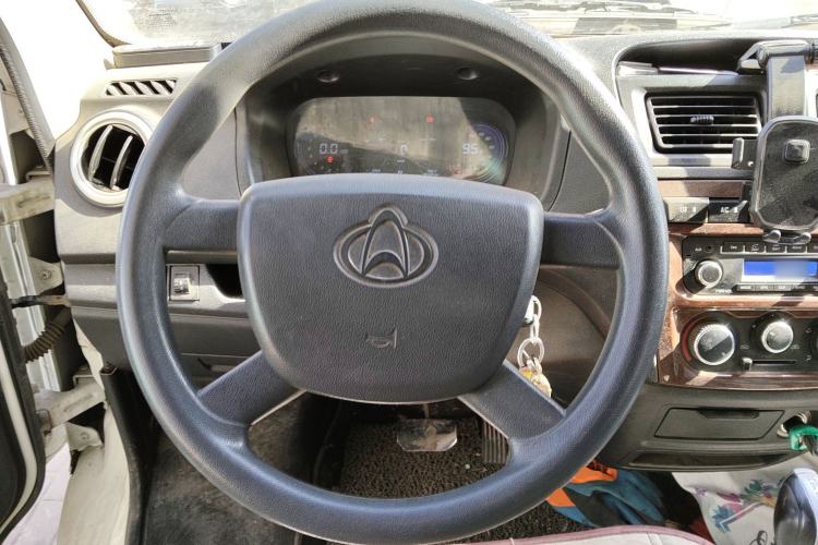 Used CHANGAN KAICHENG Ruixing EM60 2022 All-Electric Passenger Bus 4498 mm Long Flat Roof with Rear-Hinged Doors 7 Seats 60 kW 41.86 kWh Steering Wheel