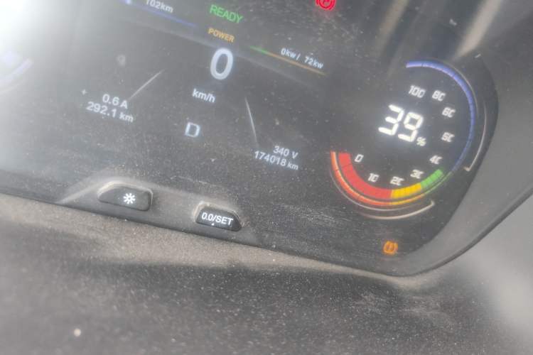 Used CHANGAN KAICHENG Ruixing EM80 2023 Flat-Top Back-Hinged Doors 2 Seats 60 kW 41.932 kWh Odometer Close Up