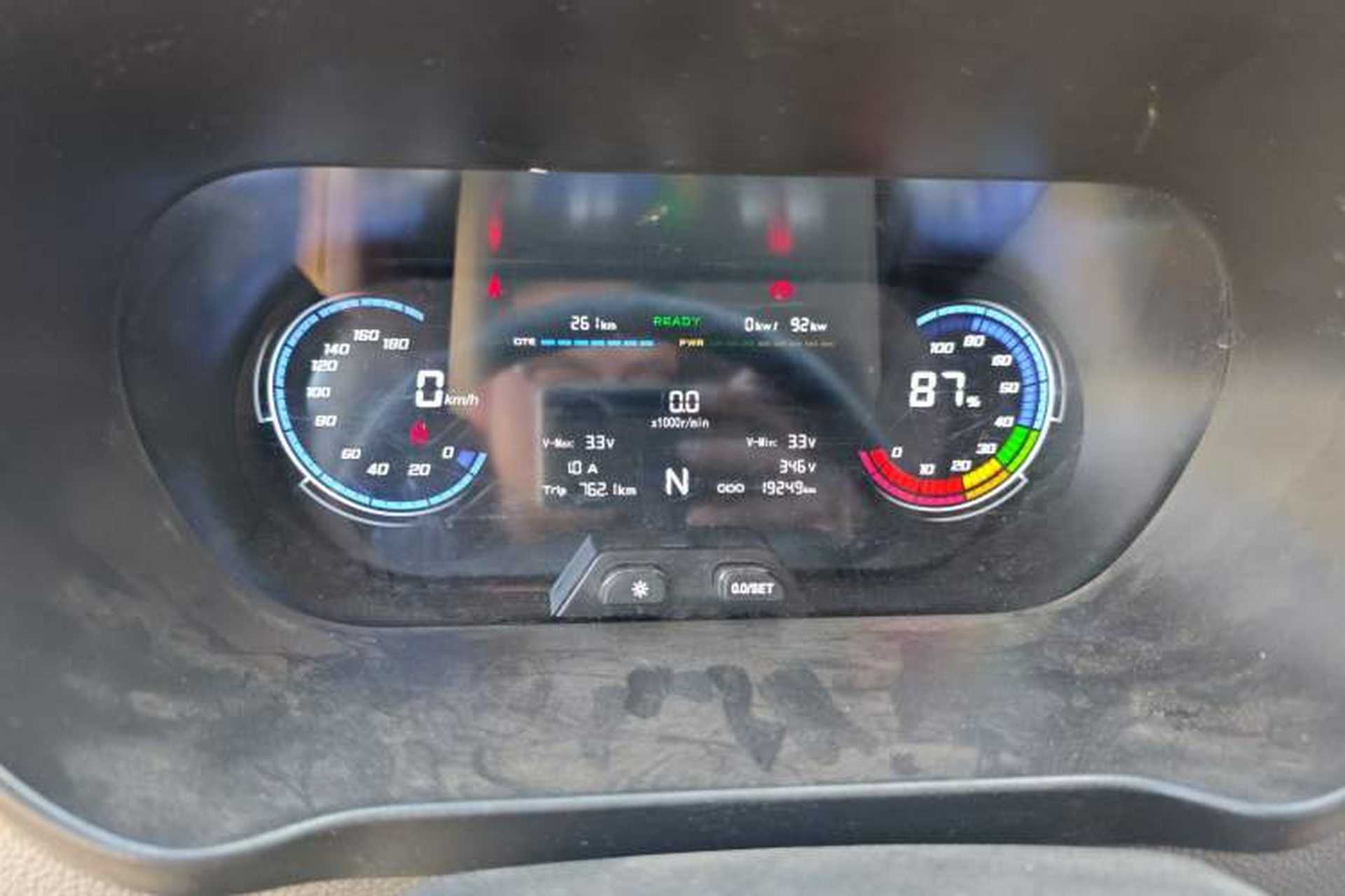 Used CHANGAN KAICHENG Ruixing EM80 2024 Comfort-Style 6-Seater 41.86 kWh Odometer Close Up