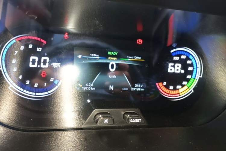 Used CHANGAN KAICHENG Ruixing EM80 2024 Liftback Comfort Version 6 Seats 41.86 kWh Instrument Cluster