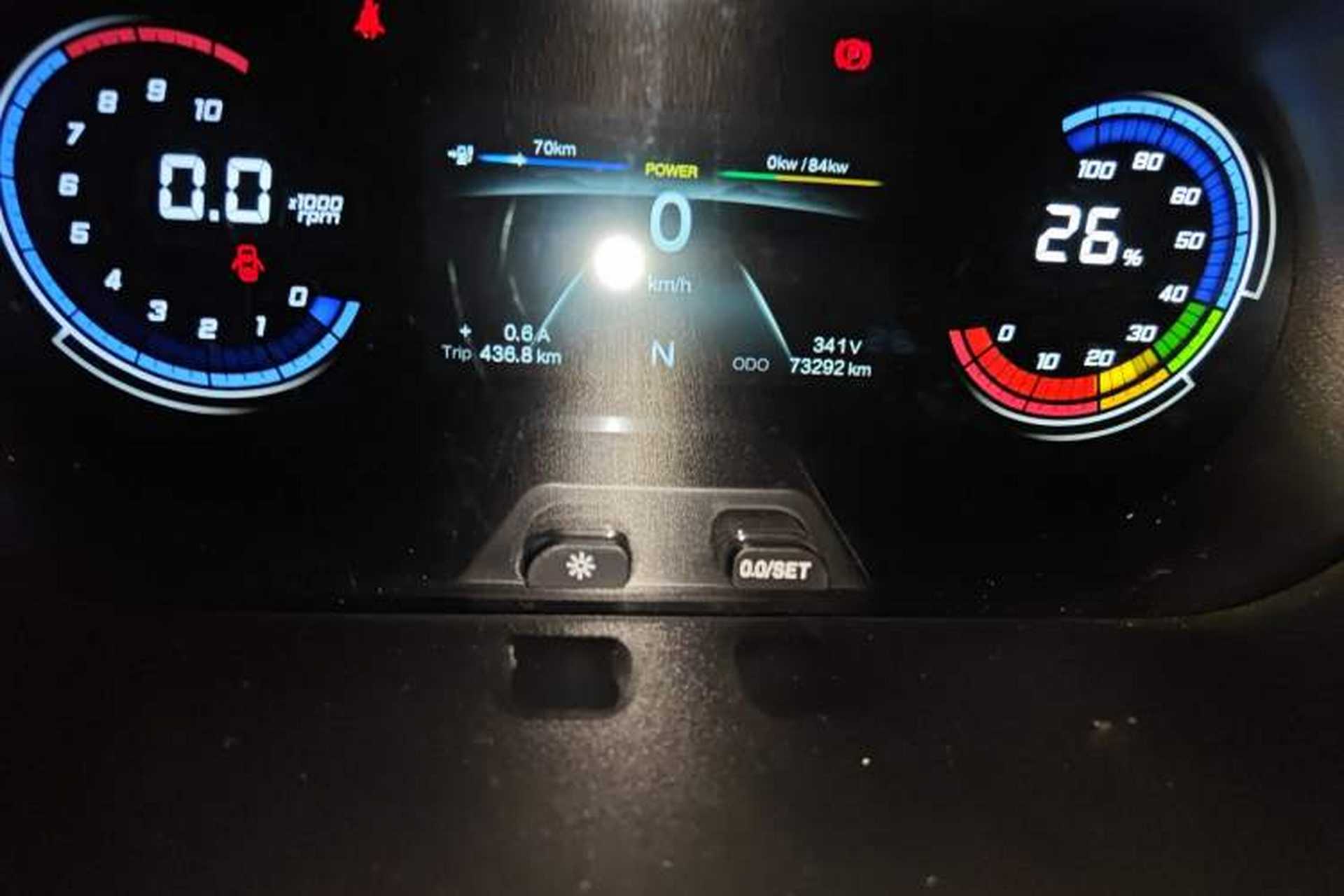 Used CHANGAN KAICHENG Ruixing EM80 2024 Comfort-Style 6-Seater 41.86 kWh Odometer Close Up