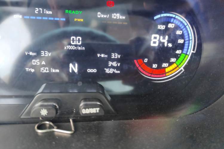 Used CHANGAN KAICHENG Ruixing EM80 2026 Model Comfort Version, 6-seater, 320km, Gullwing Doors Odometer Close Up