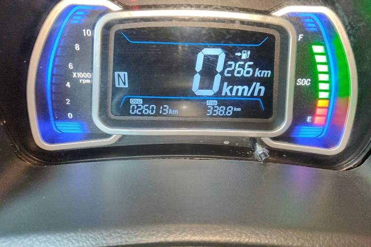 Used CHANGAN KAICHENG Ruixing ES30 2019 Fun Version Odometer Close Up