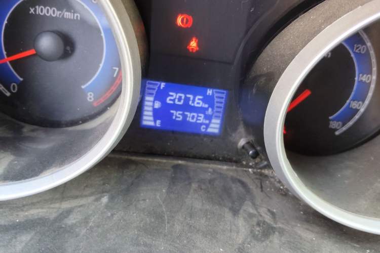 Used CHANGAN KAICHENG Ruixing M60 2019 1.5L Business Version China VI 6-Seater DAM15KR Odometer Close Up