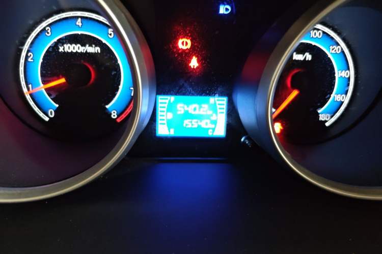 Used CHANGAN KAICHENG Ruixing M60 2019 1.5L Standard Version China VI Van with 5 Seats DAM15KR Odometer Close Up