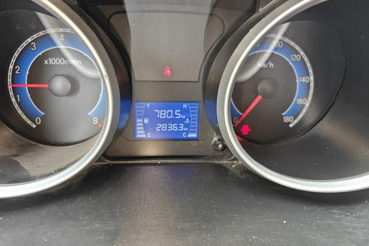Used CHANGAN KAICHENG Ruixing M60 2019 1.5L Standard Version China VI Emission Standard 5/6 Seats DAM15KR Odometer Close Up