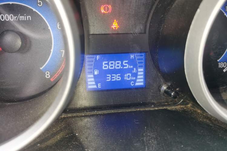 Used CHANGAN KAICHENG Ruixing M60 2019 1.5L Base Model China V Emission Standard 2-Seat Cargo Van with 4G15S Engine Odometer Close Up